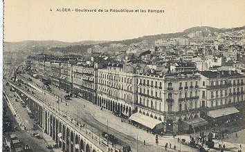 4 ALGER - Boulevard de la Rpublique et les Rampes