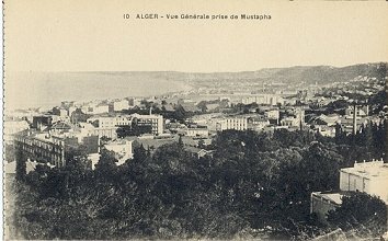 10 ALGER - Vue Gnrale prise de Mustapha