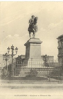 Alexandria. - Monument to Mohamed Aly