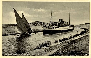 The Suez Canal - At the curve of El Guirsh 321