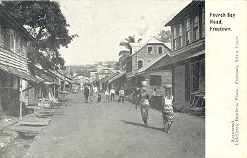 Fourah Bay Road, Freetown.