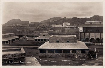 B. I. Lines, Crater, Aden