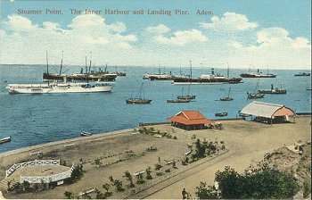 Steamer Point. The Inner Harbour and Landing Pier. Aden.