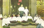 Group of Burmese Cheroot Makers at Work.