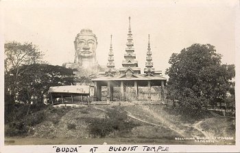 Reclining Budda at Wingaba Rangoon