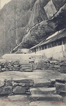 Dambool rock temple. Ceylon.
