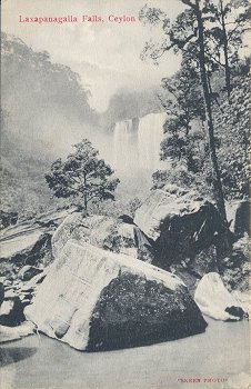 Laxapanagalla Falls, Ceylon.