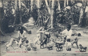 Sinhalese fancy potters.