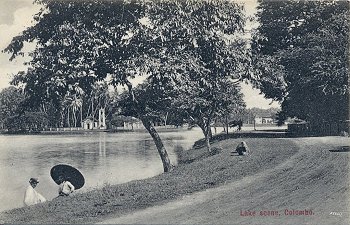Lake Scene, Colombo.