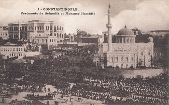 Crmonie du Selamlik et Mosque Hamidi