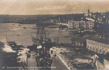 Vue panoramique de Arsenal et de la Corne dOr