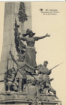 254. Limoges Monument des Mobiles de la Hte-Vienne