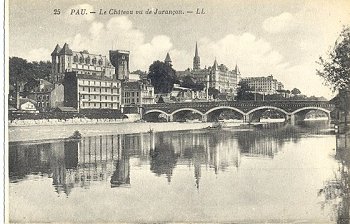 25 PAU. - Le Chteau vu de Juranon. - LL