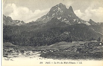 194 PAU. - Le Pic du Midi d'Ossau. - LL