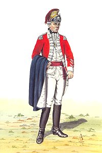 Officer, 17th Light Dragoons, c1775