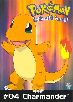 POKMON #04 charmander 2nd Printing