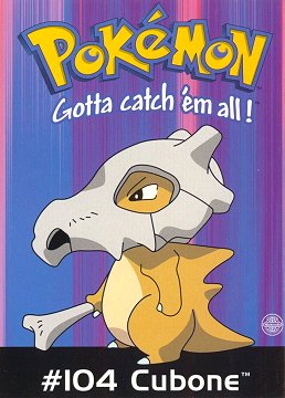 POKMON #104 cubone