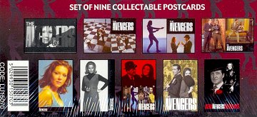 The pack contains the 9 postcards shown