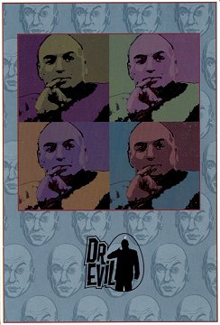 Dr Evil pop art.