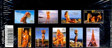 The pack contains the 9 postcards shown