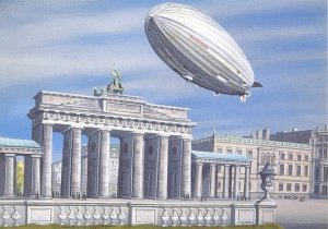 Deutschland-Wahlfahrt des LZ129 'Hindenburg'