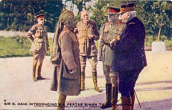 6. Sir D. Haig introducing Sir Pertab Singh to Gen. Joffre.