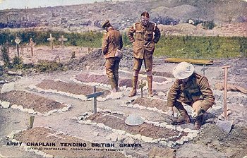 7. Army Chaplain Tending British Graves