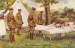 108. King George greets wounded officer