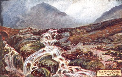 Falls of the Ogwen, near Capel Curig