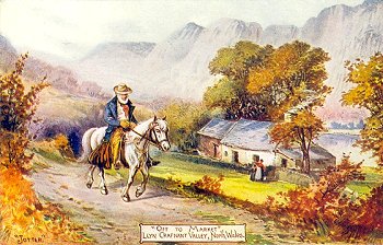 "Off to Market" Llyn Crafnant Valley, North Wales.