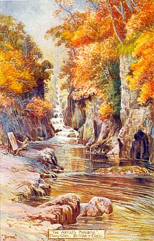 "The Artist's Paradise". Fairy Glen, Bettws-y-Coed.