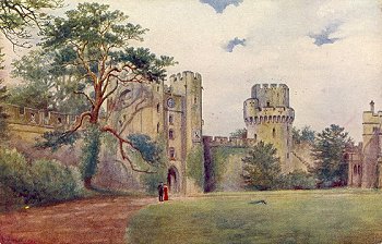 Clock & Csar's Tower, Warwick Castle.