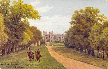 The Royal Entrance Windsor Castle from the Long Walk