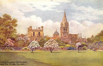 Christchurch Cathedral and Tom Tower, Oxford.