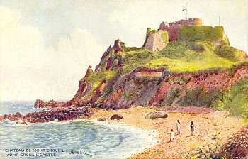 Chateau de Mont Orgueil, Mont Orgueil Castle, Jersey