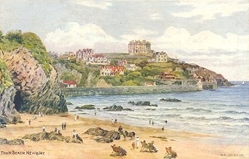 Town Beach, Newquay. by A. R. Quinton