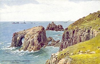 Enys Dodman & Longships Lighthouse Land's End