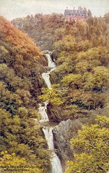 _ynach Falls, Devil's Bridge Nr. Aberystwyth