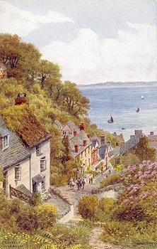 Clovelly, from Above