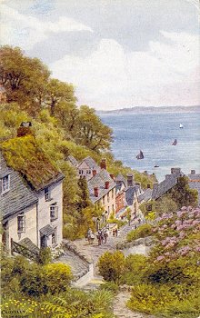 Clovelly, from Above
