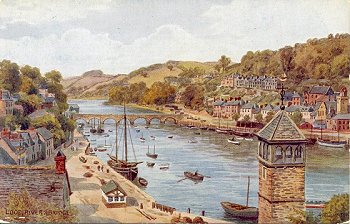 Looe, River & Bridge