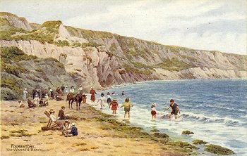 Folkestone, The Warren Beach