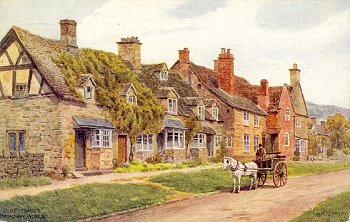 Old Cottages, Broadway, Worcs.