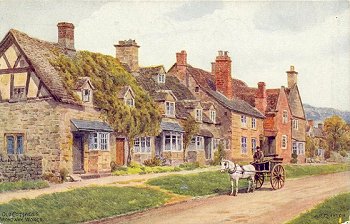 Old Cottages, Broadway, Worcs.