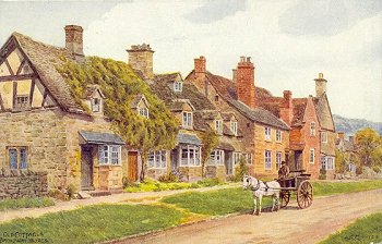 Old Cottages, Broadway, Worcs.