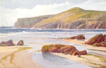 Porth Sands, Newquay. by F. W. Croxford