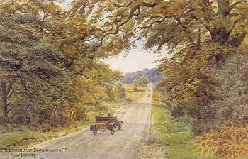 The Lyndhurst-Bournemouth Rd. New Forest