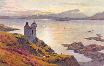 Oban. Gylen Castle, Kerrera (rev)