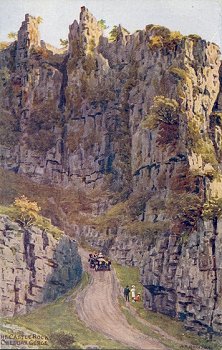 The Castle Rock,  Cheddar Gorge
