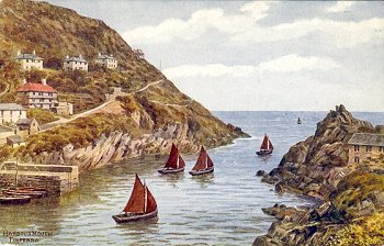 Harbour Mouth Polperro.